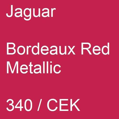 Jaguar, Bordeaux Red Metallic, 340 / CEK.